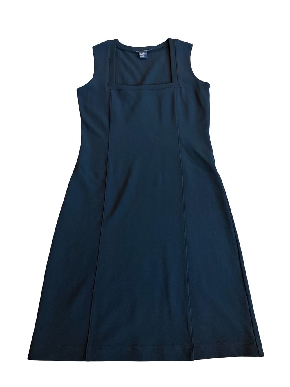 Boston Proper Sleeveless Black Dress Mini Length Sheath Fit Stretchy Size XS